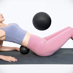 epp连体花生球放松肩颈椎深层肌肉放松筋膜球经络足底背部按摩球