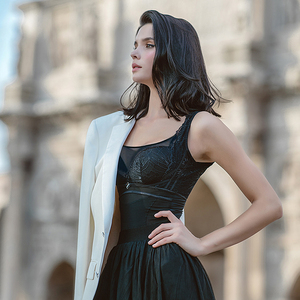 extravagant密涅瓦意大利塑身衣收腹束腰美体塑形连体蕾丝体雕衣