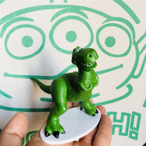 迪士尼玩具总动员toystory抱抱龙带底座摆件大尺寸约10cm