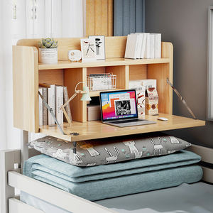 宿舍神器大学生床上书桌上铺悬空寝室懒人桌下铺电脑桌可折叠桌子