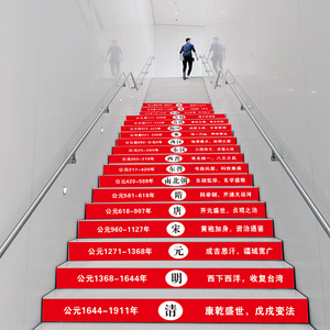 培训机构楼梯贴纸