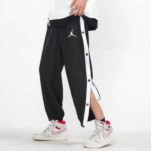 air jordan乔丹夏季篮球双排扣冰丝训练裤