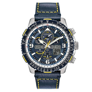 citizen/西铁城手表男士光动能日本蓝天使电波钢带腕表jy8078-01l