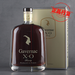 法国原瓶进口洋酒gavernac佳运来xo白兰地700ml 口感醇香易饮