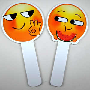 定制搞笑emoji表情包牌kt板卡通搞怪聚会拍照道具装饰手举牌