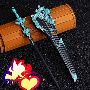 剑网三周边长歌门青玉流琴剑门派武器兵器模型道具三玩具