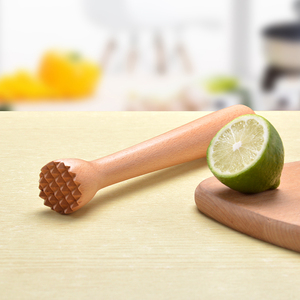 科道夫实木手打柠檬茶捣汁棒碎冰棒锤压汁棒水果奶茶店工具榉木棒