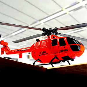 四通道遥控飞机单桨战斗机无副翼像真军事直升机高端专业好控制