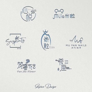 ya83629222淘宝logo设计原创商标注册店铺门头公司企业餐饮卡通头像