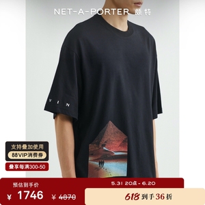 Lanvin 男女同款宽松品牌标志棉质 T 恤NAP/NET-A-PORTER颇特