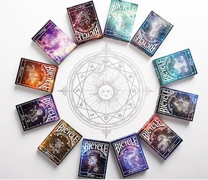 皮皮纸牌 bicycle星座单车牌 收藏精品 花切扑克魔术限量 高颜值