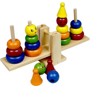 蒙氏教具幼儿园数学区角材料中大班益智操作天平图形套柱时钟玩具