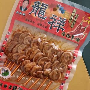 辣条白爱英龙翔素爆辣鸡丁辣片辣串休闲零食小吃23g*15袋解馋小吃