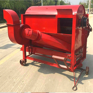 多功能全喂入油菜籽青麦仁 玉米大豆谷子高粱脱粒机 脱壳机