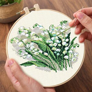 000人付款淘宝十字绣2022新款线绣客厅卧室小幅简约现代刺绣清新自然