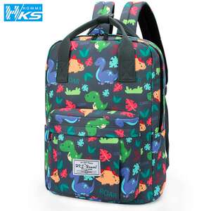 丑萌手提两用双肩包女高中学生书包男韩版校园电脑背包休闲旅行包