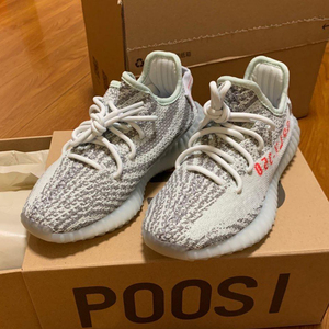 新款椰子350可燃冰男鞋正品官网冰蓝斑马满天星男款透气莆田鞋子