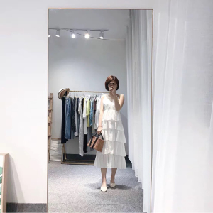 服装店显瘦镜试衣镜网红自拍显高美颜拍照家用落地镜子全身穿衣镜