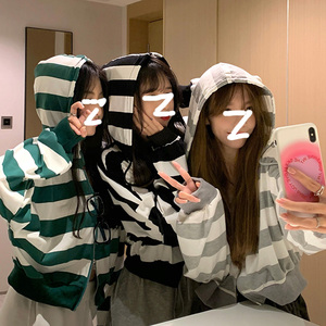 闺蜜装卫衣女薄款三人