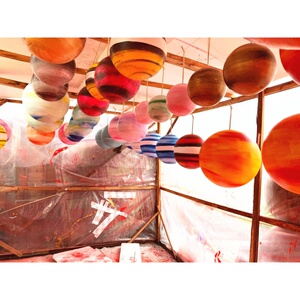 星空球橱窗装饰吊饰幼儿园商场九大行星挂饰婚庆舞台道具泡沫星球