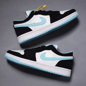 耐克aj低帮男鞋郭艾伦黑白熊猫板鞋女款空军一号运动鞋情侣耐磨鞋
