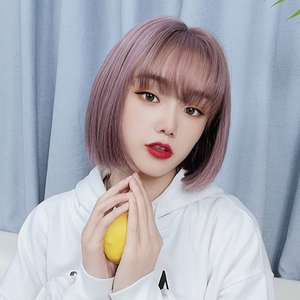 假发女短发潮色