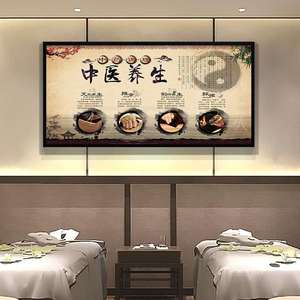 走道店铺包房开业大厅壁画挂画墙体挂件房间足疗店装饰画足浴墙壁
