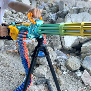 玩具枪电动连发软弹枪儿童男孩机关枪14岁以上仿真加特林重机枪