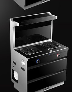 川皇集成灶l12 厨房侧吸下排智能家用大容量大吸力