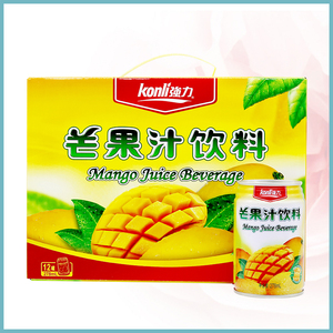 强力芒果汁饮料278ml*12罐整箱小时候的味道7080儿时的记忆