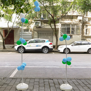 小拱门气球支架开业周年庆立柱布置车行4S店商场学校教室门口装饰