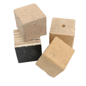 山东刨花木屑木墩多层板托盘脚墩子木块带孔承重模具长条打包脚墩