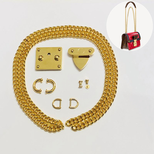 适用于lv漆皮wynwood包包维修五金配件螺丝d扣滑链条肩带标志锁扣