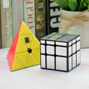 魔域文化异形魔方初学者套装金字塔五魔方圆柱潘多拉魔盒三阶镜面