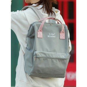 日本潮牌防水双肩包男女学生书包大容量旅行背包离家出走包妈妈包