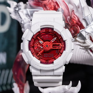 卡西欧中华龙赤龙王一博同款2021新款运动限量手表男ga-110dbr-7a