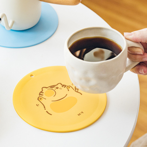 树可胖橘硅胶隔热垫餐桌防烫防水防油盘子锅碗垫耐高温家用菜垫子