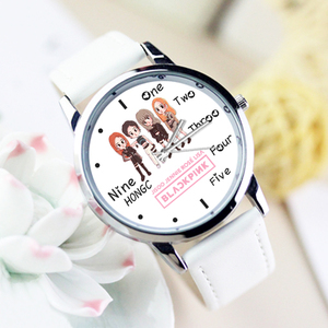 blackpink韩国组合金智秀金智妮朴彩英lisa同款手表防水男女学生