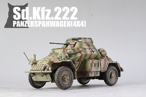 1:35 田宫35270德国sdkfz222 侦查4x4装甲车模型包板件包顺丰