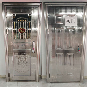 豪华不锈钢板门