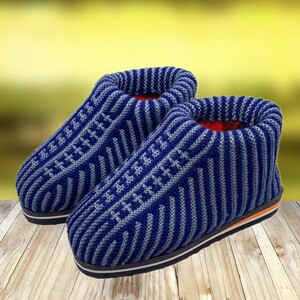 秋冬季纯手工家居鞋保暖底加厚海绵棉鞋防滑耐磨拖鞋毛线婚鞋女男