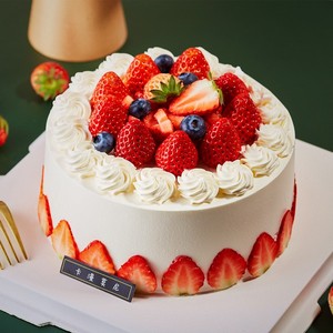 上海厦门生日草莓蛋糕甜点下午茶上门无锡苏州昆山cake免费配送