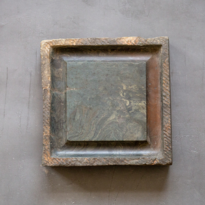 中式复古老汉砖壶承青砖石砚茶台功夫茶茶道配件手工砖雕干炮台小