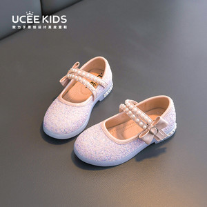 coco99311淘宝洋气蝴蝶结儿童小皮鞋~英国tagd童鞋~春季时尚轻便