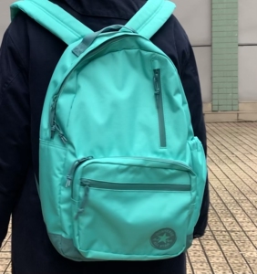 匡威双肩包女converse书包经典款湖水蓝初高中学生帆布电脑背包男