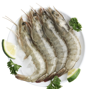 超大盐冻南美白虾海鲜水产基围虾冷冻对虾鲜活海虾速冻白虾整箱