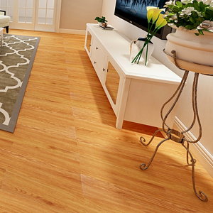 自粘地板pvc石塑木地板纹带背胶地贴地面地板革免刷胶办公室家用