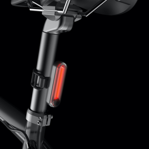 麦创自行车尾灯USB充电山地车夜间警示灯激光灯骑行装备单车配件