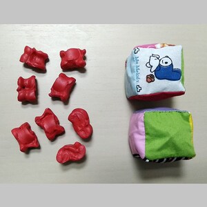红色嘎拉哈  真羊拐骨头子儿旮旯哈 80后怀旧玩具传统玩具染色.