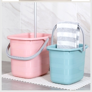 长方型加高朔料涮墩布的长方形桶欧式简约加厚大气多用塑料小方桶